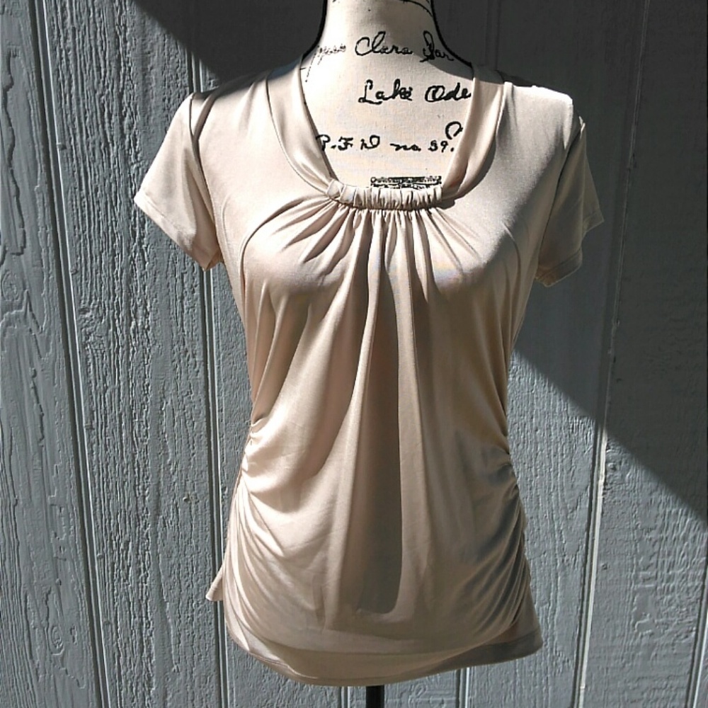 Silky Tan Top